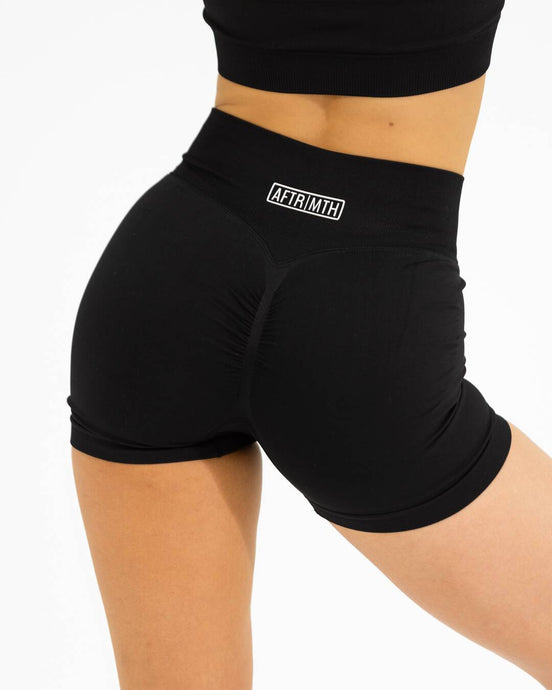 Womens Seamless High Waist Shorts